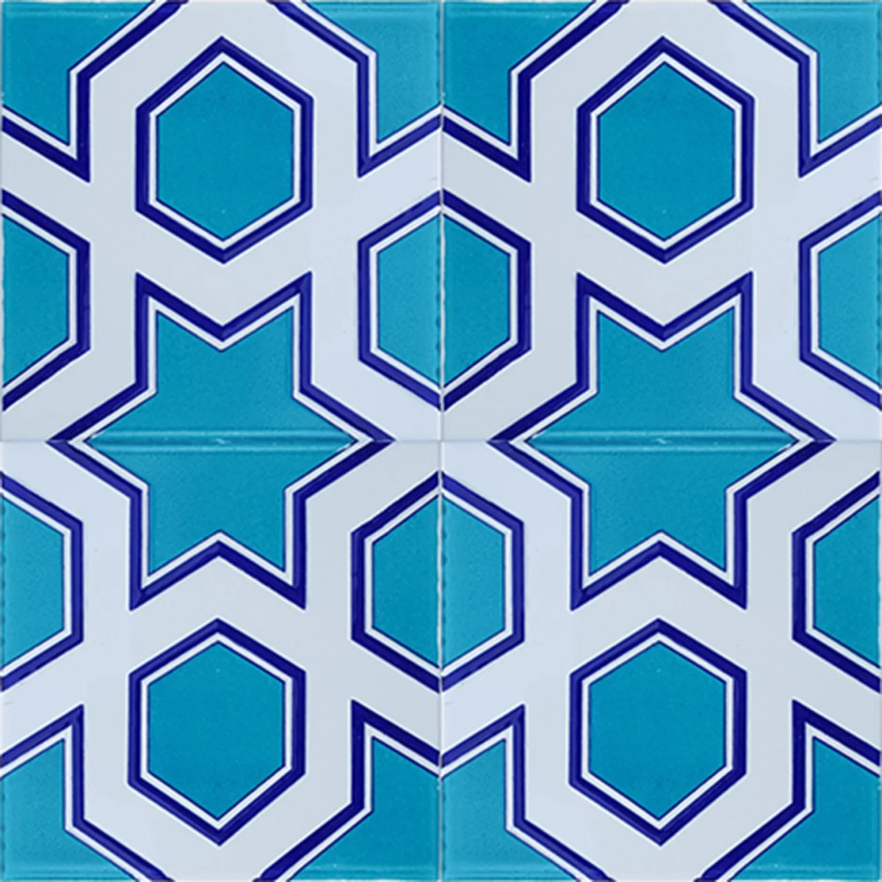 ÇİNİ KAROLAR 20X20 D-98 Yıldız Geçme